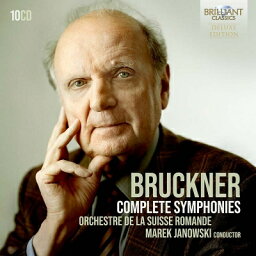 【輸入盤】 Bruckner ブルックナー / 交響曲全集（第1番～第9番）、ミサ曲第3番　マレク・ヤノフスキ＆スイス・ロマンド管弦楽団（10CD） 【CD】