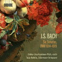 【輸入盤】 Bach, Johann Sebastian バッハ / 6つのヴァイオリン・ソナタ シルッカ=リーサ・カーキネン=ピルク、トゥイヤ・ハッキラ(2C...