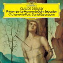 Debussy ドビュッシー / 交響的断章『聖セバスティアンの殉教』、2つのファンファーレ、交響組曲『春』 ダニエル・バレンボイム&パリ管弦楽団 【SHM-C...