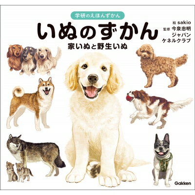 いぬのずかん 家いぬと野生いぬ 学研のえほんずかん / 今泉忠明 