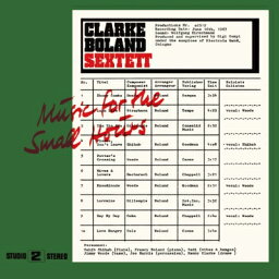 Kenny Clarke/Francy Boland ケニークラーク/フランシーボラン / Music For The Small Hours (帯付 / アナログレコード) 【LP】