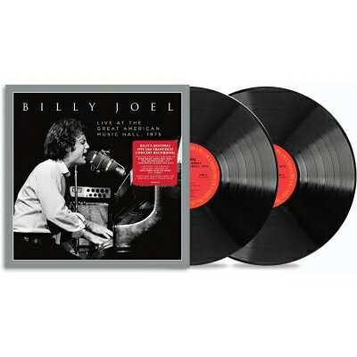 Billy Joel ビリージョエル / Live At The Great American Music Hall 1975 (2枚組アナログレコード) 【LP】