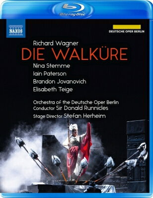 出荷目安の詳細はこちら商品説明ベルリン・ドイツ・オペラの最新作『ニーベルングの指環』4部作映像、分売第2弾！ワーグナー作品の上演に輝かしい伝統を持つベルリン・ドイツ・オペラは、2021年の年末に世界中のオペラシーンで引く手あまたの演出家ステファン・ヘアハイムを招いて、音楽総監督ドナルド・ラニクルズの指揮による新制作『ニーベルングの指環』全4部作の通し上演を果たしました。　その全4部作収録映像『ニーベルングの指環』から分売第2弾の『ワルキューレ』をお届けします。この『指環』4部作に共通するキー・オブジェ「グランドピアノ」を舞台の中心に据え、ヘアハイム入魂の創意によるドラマトゥルギーとスペクタクルなシーンに溢れた舞台を、ラニクルズの端正なタクトが導くオーケストラの雄渾なワーグナー・サウンドが見事に支えています。　歌唱陣は当代切ってのブリュンヒルデ歌いニーナ・シュテンメ、ヴォータン役のイアン・パターソン、ジークリンデ役のエリザベト・タイゲ、フンディング役のトビアス・ケーラーらバイロイト音楽祭でもおなじみの顔ぶれに加えて、フリッカ役のアニカ・シュリヒトを始めとしたベルリン・ドイツ・オペラのアンサンブル・メンバーが大活躍。演出、オーケストラ、歌唱演技の3拍子揃った新時代の『ワルキューレ』です。（輸入元情報）【収録情報】● ワーグナー：『ワルキューレ』全曲　ブリュンヒルデ／ニーナ・シュテンメ（ソプラノ）　ヴォータン／イアン・パターソン（バス・バリトン）　フリッカ／アニカ・シュリヒト（メゾ・ソプラノ）　ジークムント／ブランドン・ジョヴァノヴィチ（テノール）　ジークリンデ／エリザベト・タイゲ（ソプラノ）　フンディング／トビアス・ケーラー（バス）　ヘルムヴィーゲ／フルリナ・シュトゥッキ（ソプラノ）　オルトリンデ／アントニア・アヒョン・キム（ソプラノ）　ゲルヒルデ／アイレ・アッソニー（ソプラノ）　ヴァルトラウテ／ジモーネ・シュレーダー（メゾ・ソプラノ）　ジークルーネ／ウルリケ・ヘルツェル（メゾ・ソプラノ）　ロスヴァイセ／カリス・タッカー（メゾ・ソプラノ）　グリムゲルデ／アンナ・ラプコフスカヤ（メゾ・ソプラノ）　シュヴェルトライテ／ベス・テイラー（メゾ・ソプラノ）　フンディングリング／エリック・ナウマン（俳優）、他　ベルリン・ドイツ・オペラ管弦楽団　ドナルド・ラニクルズ（指揮）　演出：ステファン・ヘアハイム　舞台美術：ジルケ・バウアー、ステファン・ヘアハイム　衣装：ウタ・ハイゼケ　照明：ウルリヒ・ニーペル　映像：トルゲ・メラー　ドラマトゥルギー：アレクサンダー・マイヤー=デルツェンバッハ、イェルク・ケーニヒスドルフ　収録時期：2021年11月10,17日　収録場所：ベルリン・ドイツ・オペラ（ライヴ）　制作：ナクソス＆ベルリン・ドイツ・オペラ　撮影監督：ゲッツ・フィレニウス　収録時間：231分　画面：カラー、16:9、1080i High Definition　音声：PCMステレオ、DTS-HD Master Audio 5.1　字幕：日本語、英語、ドイツ語（歌唱言語）、フランス語、韓国語　Region All　ブルーレイディスク対応機器で再生できます。