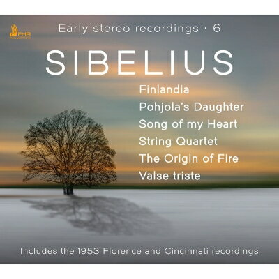 【輸入盤】 Sibelius シベリウス / 初期ステレオ録音集 第6集～シベリウス編 ヴィットリオ・グイ＆フィレンツェ五月祭管弦楽団、パスカル弦楽四重奏団、他 【CD】