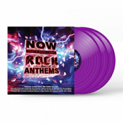 NOW（コンピレーション） / Now That's What I Call Rock Anthems (パープルヴァイナル仕様 / 3枚組アナログレコード) 【LP】
