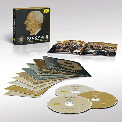【輸入盤】 Bruckner ブルックナー / 交響曲全集（第1番～第9番）　ウィーン・フィルハーモニー管弦楽団、カール・ベーム、リッカルド・ムーティ、ベルナルド・ハイティンク、ピエール・ブーレーズ、他（9CD） 【CD】