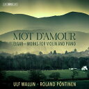 【輸入盤】 Elgar エルガー / 愛の言葉〜ヴァイオリンとピアノのための作品集 ウルフ・ヴァリーン、ローランド・ペンティネン 【SACD】
