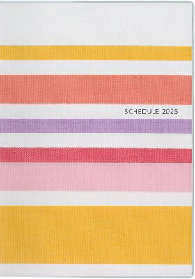 シンプル手帳 B6サイズ プラネテ アプリコット 2025年 1月始まり / 婦人之友社編集部 【本】