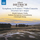 【輸入盤】 ディートリヒ、アルベルト(1829-1908) / 交響曲、ヴァイオリン協奏曲、序曲 クリストフ・ケーニヒ&ソロイスツ・ヨーロピアンズ・ルクセンブル...