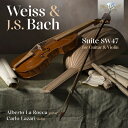 【輸入盤】 Weiss バイス / 『ギターとヴァイオリンによる組曲集〜ヴァイス、バッハ』 アルベルト・ラ・ロッカ、カルロ・ラザーリ 【CD】