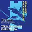 Brahms ブラームス / ピアノ協奏曲第1番、第2番 イェフィム・ブロンフマン、ズービン・メータ&ミュンヘン・フィル(2枚組アナログレコード / Warne...