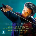 【輸入盤】 Elgar エルガー / エルガー:チェロ協奏曲、ウォルトン:チェロ協奏曲 ゴーティエ・カプソン、アントニオ・パッパーノ&ロンドン交響楽団 【CD】