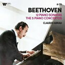 【輸入盤】 Beethoven ベートーヴェン / ピアノ協奏曲全集、12のピアノ・ソナタ クラウディオ・アラウ、アルチェオ・ガリエラ&フィルハーモニア管弦楽団...