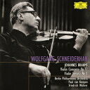 Brahms ブラームス / ヴァイオリン協奏曲、ヴァイオリン・ソナタ第3番 ヴォルフガング・シュナイダーハン、パウル・ファン・ケンペン&ベルリン・フィル、フリ...