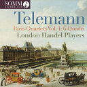 【輸入盤】 Telemann テレマン / パリ四重奏曲 第1集〜6つのクァドリ ロンドン・ヘンデル・プレイヤーズ 【CD】