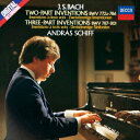 Bach, Johann Sebastian バッハ / インヴェンションとシンフォニア、4つのデュエット、半音階的幻想曲とフーガ アンドラーシュ・シフ(ピアノ...
