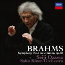 Brahms ブラームス / 交響曲第1番 小澤征爾&サイトウ・キネン・オーケストラ(2010年カーネギー・ホール・ライヴ) 【Hi Quality CD】