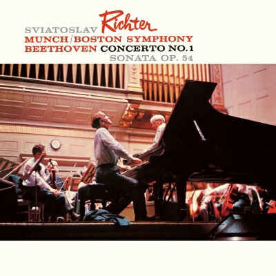 Beethoven ベートーヴェン / ピアノ協奏曲第1番、ピアノ・ソナタ第23番『熱情』、第22番、第12番 スヴィヤトスラフ・リヒテル、シャルル・ミュンシュ...