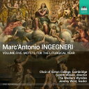 【輸入盤】 インジェニェーリ、マルカントニオ(c.1535-1592) / 作品集 第5集〜教会歴のモテット集 ガレス・ウィルソン&ケンブリッジ大学ガートン・カ...