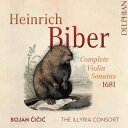 【輸入盤】 Biber ビーバー / 1681年のヴァイオリン・ソナタ集 ボヤン・チチッチ、イリュリア・コンソート(2CD) 【CD】