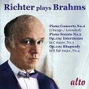 【輸入盤】 Brahms ブラームス / ピアノ協奏曲第2番、ピアノ・ソナタ第2番、他 スヴィヤトスラフ・リヒテル、エーリヒ・ラインスドルフ&シカゴ交響楽団 【...