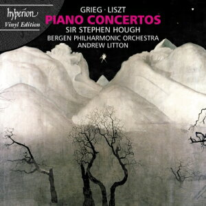 Liszt リスト / グリーグ&リスト:ピアノ協奏曲集 スティーヴン・ハフ、アンドルー・リットン、ベルゲン・フィルハーモニー管弦楽団(180グラム重量盤レコード / Hyperion) 【LP】