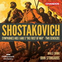 【輸入盤】 Shostakovich ショスタコービチ / 交響曲第1番、第3番『メーデー』、2つのスケルツォ ヨン・ストゥールゴールズ&BBCフィル、ハレ合唱団 【CD】