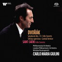【輸入盤】 Dvorak ドボルザーク / 交響曲第7番、第8番、第9番『新世界より』、チェロ協奏曲、他 カルロ・マリア・ジュリーニ&ロンドン・フィル、フィルハ...