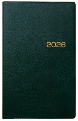 2422 Sannoアルファブロック・b6判 グリーン 2026年版1月始まり手帳 Sanno Diary / 産業能率大学出版部 【本】