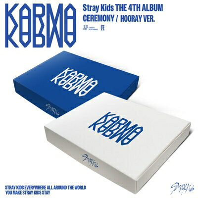 HMVBOOKS online 1Ź㤨Stray Kids / THE 4TH ALBUM: KARMA (CEREMONY VER. / HOORAY VER.(Сڥ饭ɥC+եȥBŵա CDۡפβǤʤ3,212ߤˤʤޤ
