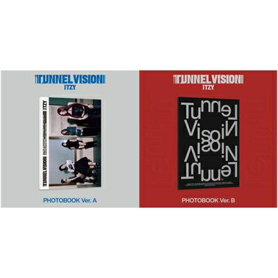 ITZY / TUNNEL VISION (PHOTOBOOK Ver.) (ランダムカバー・バージョン) 【CD】