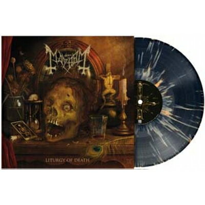 Mayhem メイヘム / Liturgy Of Death (Indies Exclusive)(Black / Apricot Splattered Vinyl) 【LP】