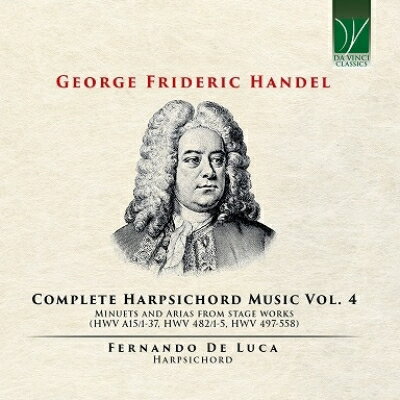 【輸入盤】 Handel ヘンデル / チェンバロ作品全集 第4集　フェルナンド・デ・ルーカ（2CD） 【CD】