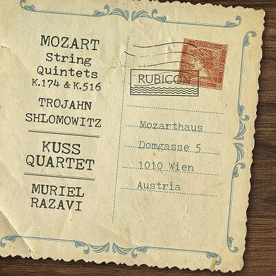 Composer: Ka Line - 【輸入盤】 Mozart モーツァルト / 弦楽五重奏曲集 第1集　クス・クァルテット、ムリエル・ラザヴィ 【CD】