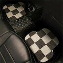 車用マット おしゃれ 車汎用 フロアマット 格子柄 軽自動車 運転席 助手席 前席 後部座席 2列目 シート リア 滑り止め 耐久 厚み カー用品 普通車 SUV MPV 汎用 車内用品 後付け PVC 車フロアマット 1枚 2枚 4枚セット 装飾用 汎用カーマット 送料無料