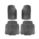 4枚セット フロアマット 車汎用 おしゃれ カーマット ラバー 防水 ズレ防止 自動車 前席 運転席 助手席 リア 2列目 後部座席 普通車 SUV MPV 軽...