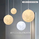 AAAZM ペンダントライト 北欧 おしゃれ 月ランプ LED 和風 丸型 球状 天井照明器具 子供部屋 吹き抜け ダイニング キッチン ベッドルーム リビング...