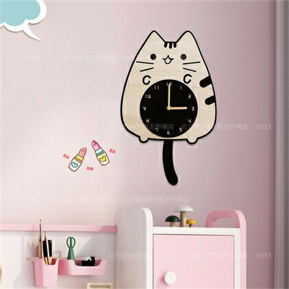 掛け時計 木製 猫 オシャレ 北欧 壁掛け時計 ネコ おしゃれ 壁付け 時計 静音 連続秒針 木目調 クオーツムーブメント 壁時計 リビング 玄関 店舗 事務所 書斎 子供部屋 インテリア 壁飾り 軽量 かわいい 掛時計 新築祝い 引越祝い 家庭 業務 ギフト インテリア時計 送料無料 [3]