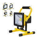AAAZM LED投光器 作業灯 充電式 屋外照明 高輝度 10W~150W ハイパワー 投光器 夜間ワークライト DC12V~DC24V サーチライト 便利 LEDライト アウトドア照明 釣り キャンプ BBQ 屋外用 防雨 防水 外灯 停電 防災用 緊急ライト 工場 建設現場 屋外作業 工事現場 ワークライト