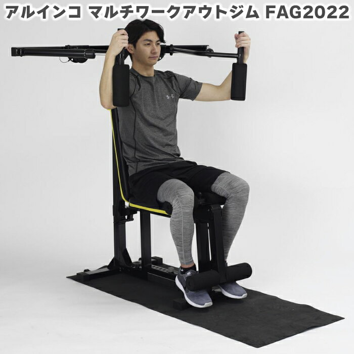 【マルチジム】 アルインコ マルチワークアウトジム FAG2022 家庭用 筋トレ 筋力アップ おすすめ フィットネス器具 油圧式 負荷調節 （..