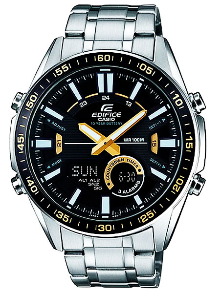 カシオ エディフィス 腕時計（メンズ） カシオ CASIO エディフィス EDIFICE アナログ デジタル クロノグラフ クオーツ メンズ 腕時計 EFV-C100D-1B