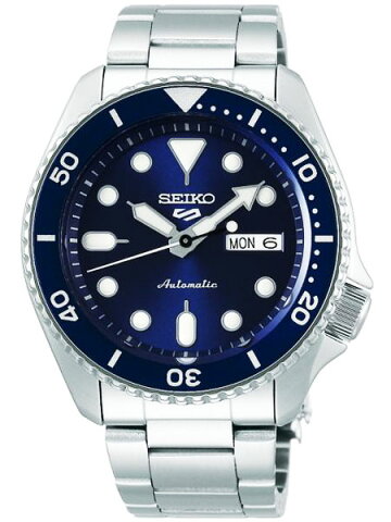 セイコー 5 SEIKO ファイブ スポーツ 自動巻(手巻き付き) 腕時計 SRPD51K1 ネイビー (国内SBSA001同型)