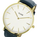 クルース 腕時計 レディース クルース CLUSE ラ・ボエーム レザーベルト 38mm レディース 腕時計 CL18416 ホワイト/ネイビー