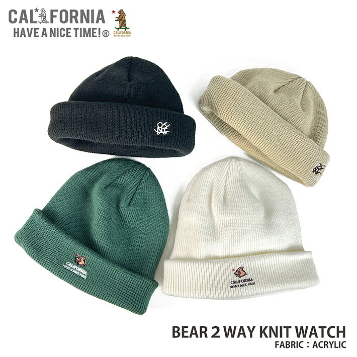 CALIFORNIA HAVE A NICE TIME! / JtHjAnuAiCX^C BEAR 2WAY KNIT WATCH (CA-2231) jbg b` jbgX V[gb` h fB[X Y uh