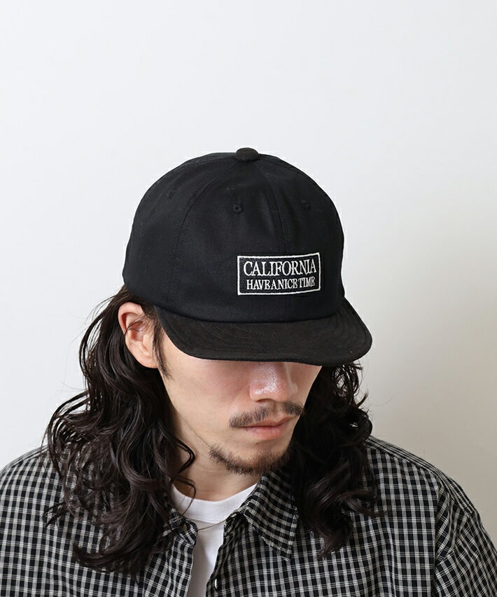 CALIFORNIA HAVE A NICE TIME! カリフォルニアハブアナイスタイム CH SHORT BRIM CAP 刺繍 ベースボールキャップ カジュアル ツバ短い 軽量 アウトドア レディース メンズ ブランド