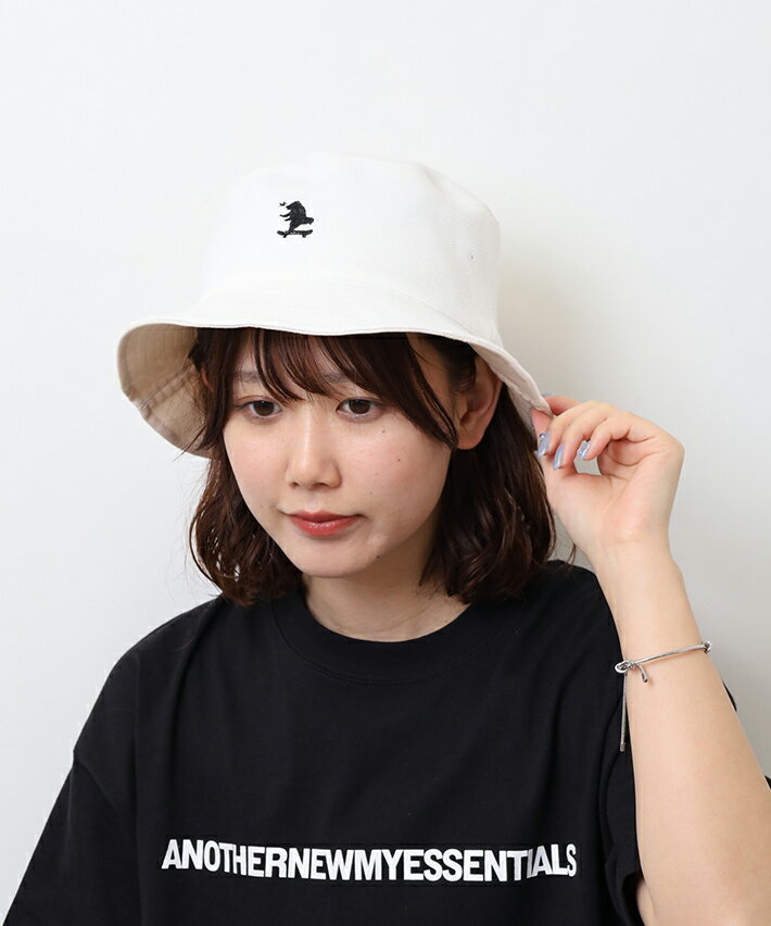 CALIFORNIA HAVE A NICE TIME! カリフォルニアハブアナイスタイム REVERSIBLE BUCKET HAT Bear 刺繍 バケットハット カジュアル 軽量 アウトドア レディース メンズ ブランド