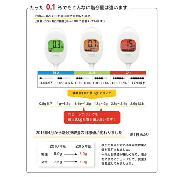 【メール便送料無料+ラッピング】ギフト 塩分計 温度もはかれる デジタル塩分計 EN-902WT EN-902BK [ 塩分濃度計 塩分系 温度計 デジタル 料理用 ドリテック キッチン用品 ダイエット 健康 ]