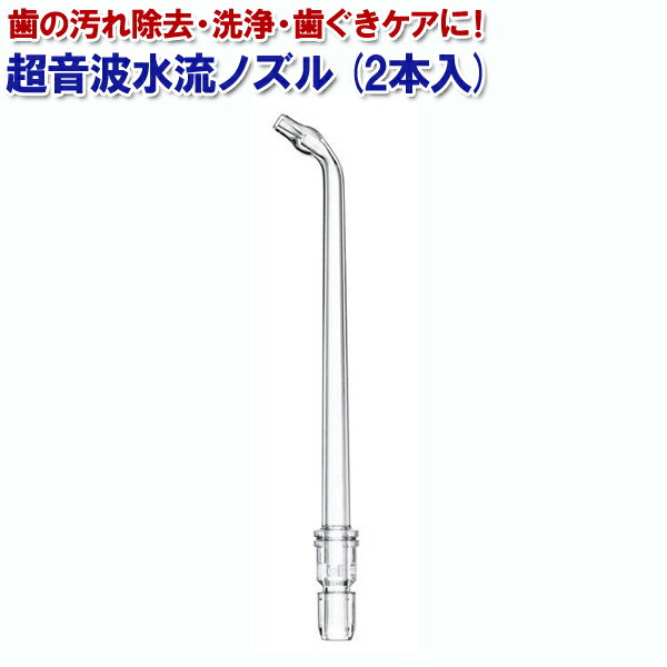 パナソニック ジェットウォッシャー専用 超音波水流ノズル（2本入） クリア EW0986-X [ Panasonic ジェ..