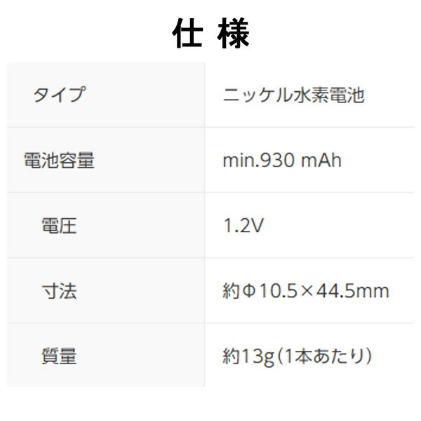 パナソニック 充電池 単4形 計8本【4本×2個セット】エネループ PRO ハイエンドモデル BK-4HCD/4H [ Panasonic 単4 単四 電池 eneloop プロ ]【メール便送料無料】 3