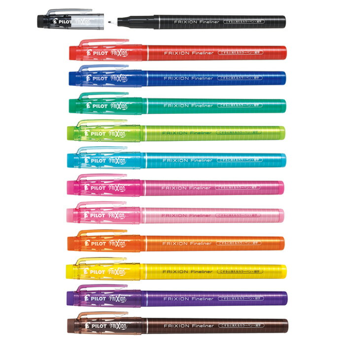 楽天市場 メール便送料無料 カラーペン 12色セット フリクション ファインライナー Sffl144f 12c フリクション 消える ペン マーカー 12色 細字 0 45 イラスト ノート パイロット Pilot スマホケースのtec
